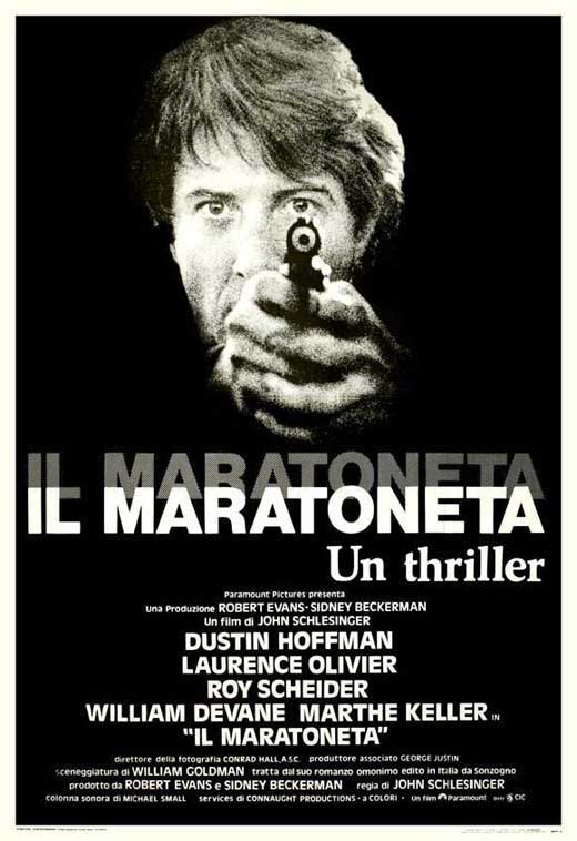 Marathon Man Movie Poster Print featuring iconic film artwork.