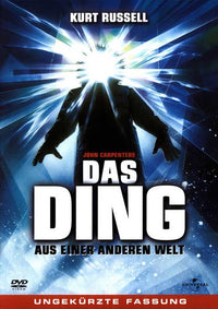 The Thing Movie Poster Print featuring iconic horror film imagery.