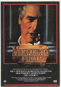 The Verdict Movie Poster Print showcasing intense drama and cinematic appeal.