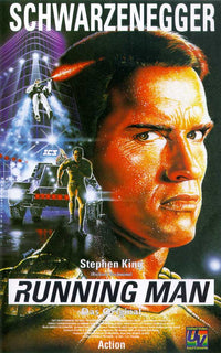 The Running Man Movie Poster Print showcasing iconic design.