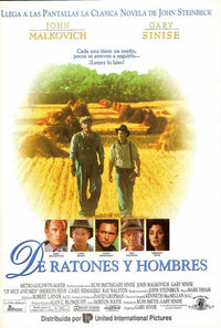 Of Mice and Men Movie Poster Print showcasing classic literature themes.