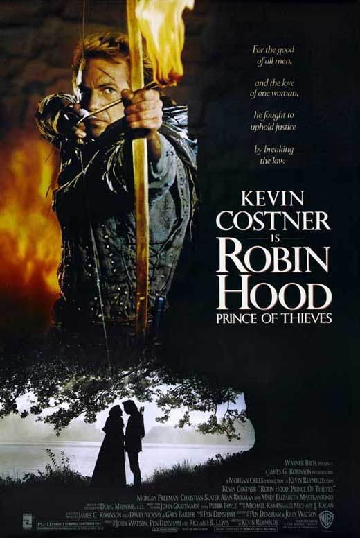 Robin Hood Movie Poster Print showcasing classic adventure film art