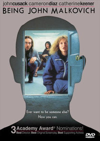 Being John Malkovich Movie Poster Print showcasing unique cinematic art.