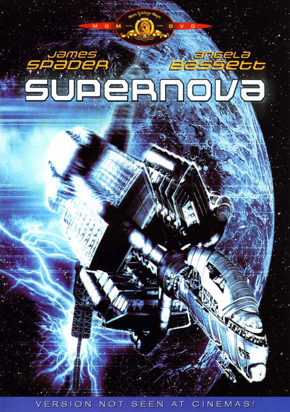 Supernova Movie Poster Print showcasing a cosmic explosion.