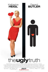 The Ugly Truth Movie Poster Print featuring vibrant colors and romantic comedy elements.