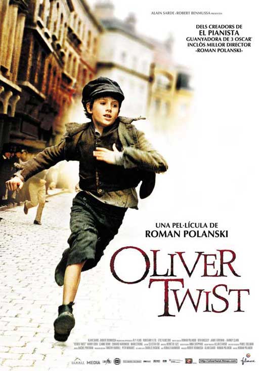 Oliver Twist Movie Poster Print showcasing classic literature.