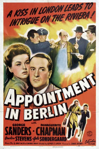 Appointment in Berlin Movie Poster Print showcasing classic cinema art.