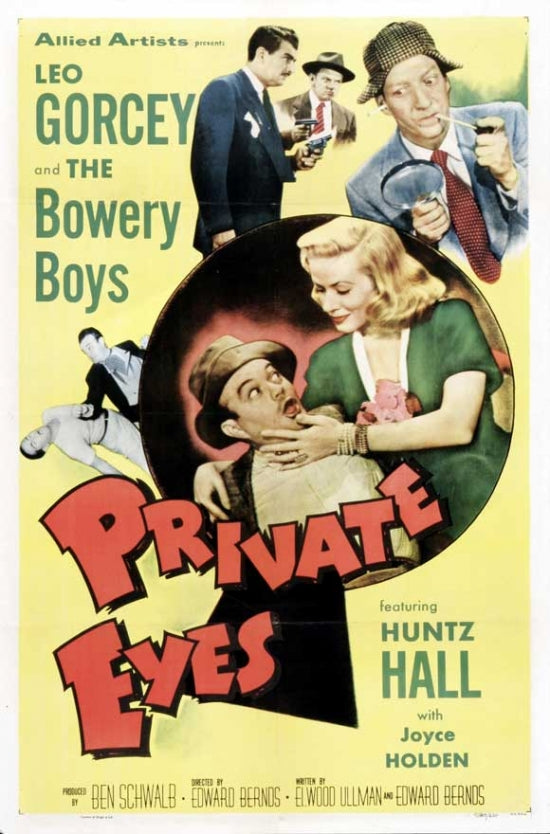 Private Eyes Movie Poster Print showcasing classic cinema theme.