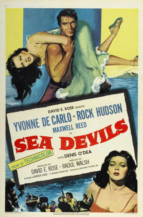 Sea Devils Movie Poster Print featuring bold visuals for home decor.
