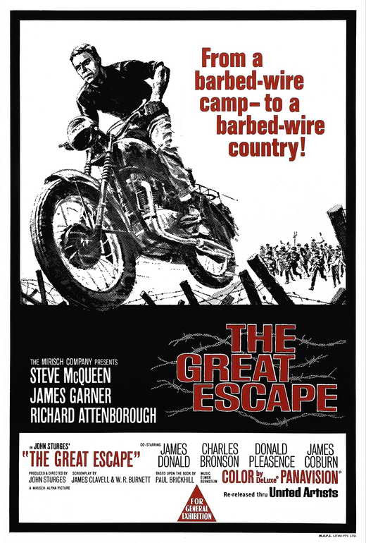 The Great Escape Movie Poster Print (27x40) - Pop Culture Graphics