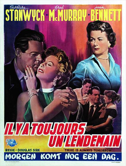 There's Always Tomorrow movie poster print featuring vibrant colors and cinematic imagery.