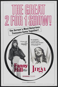 Fanny Hill Movie Poster Print showcasing classic cinema art