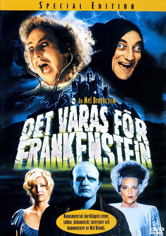 Young Frankenstein Movie Poster Print featuring iconic film art.