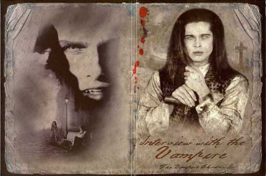 Interview with the Vampire Movie Poster Print featuring iconic characters and haunting imagery.