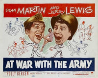 At War with the Army Movie Poster Print featuring classic comedy elements