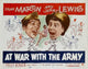 At War with the Army Movie Poster Print featuring classic comedy elements