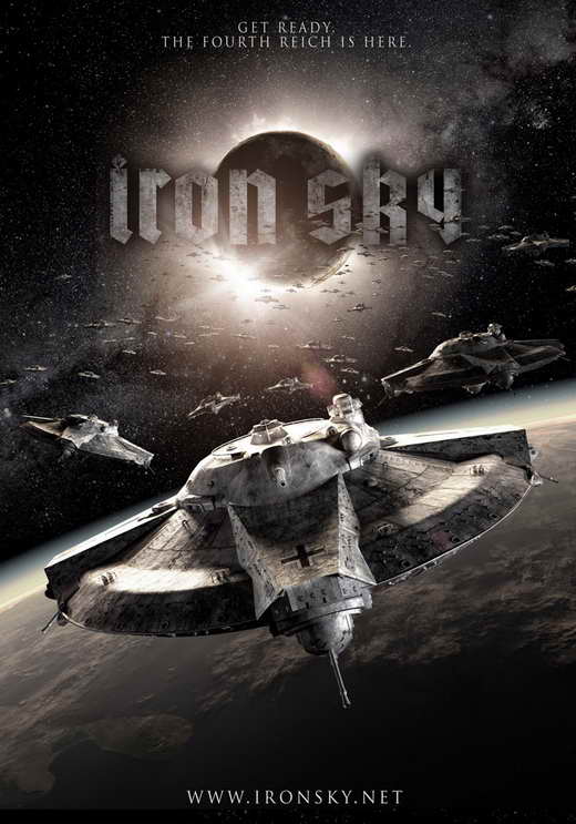 Iron Sky Movie Poster Print showcasing sci-fi artwork
