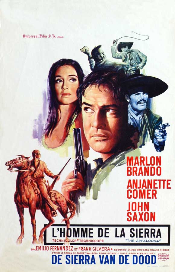 The Appaloosa Movie Poster Print featuring vibrant imagery