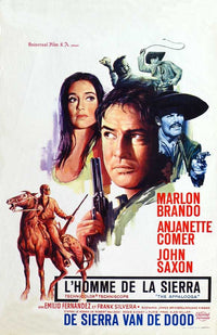 The Appaloosa Movie Poster Print featuring vibrant imagery