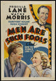 Men Are Such Fools Movie Poster Print featuring vibrant colors and classic cinema design.