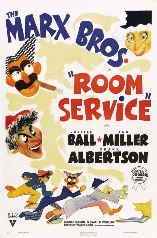 Room Service Movie Poster Print showcasing classic cinema art.