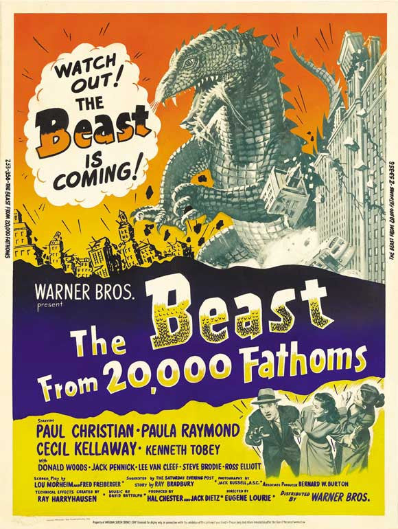 The Beast from 20,000 Fathoms Movie Poster Print (27x40)