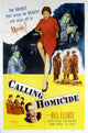 Calling Homicide Movie Poster Print showcasing dramatic crime scene imagery.