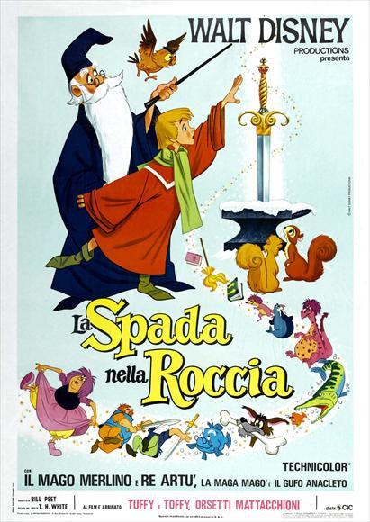 Sword in the Stone Movie Poster Print (27 x 40)