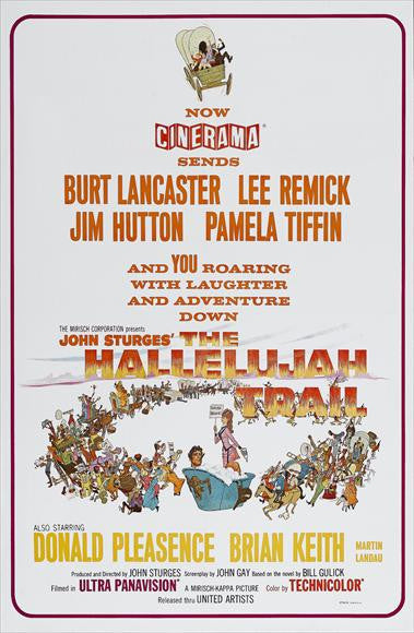 The Hallelujah Trail Movie Poster Print - 27x40