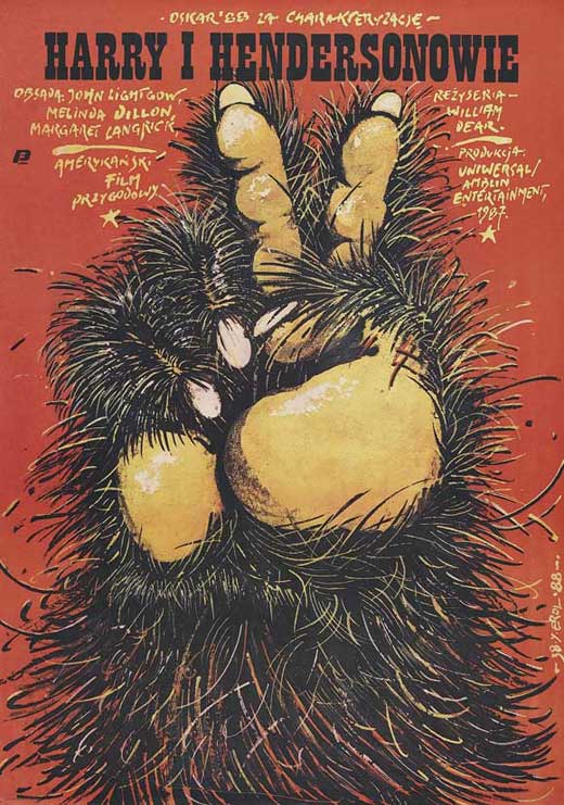 Harry and the Hendersons Movie Poster Print featuring iconic characters.