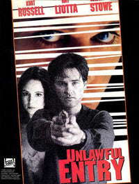 Unlawful Entry Movie Poster Print showcasing thrilling film drama.