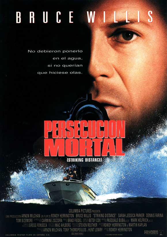 Striking Distance Movie Poster Print showcasing cinematic art.