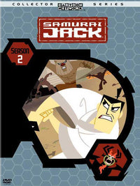 Samurai Jack Movie Poster Print featuring iconic animated design.