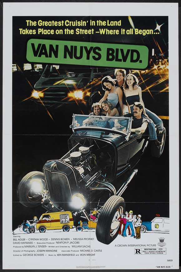Van Nuys Blvd. Movie Poster Print showcasing cinematic art.