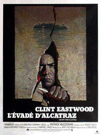 Escape from Alcatraz Movie Poster Print showcasing iconic cinematic imagery.