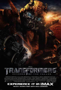Transformers: Revenge of the Fallen Movie Poster Print featuring epic action scenes.