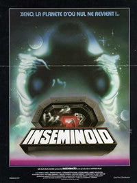 Inseminoid Movie Poster Print showcasing sci-fi horror theme.