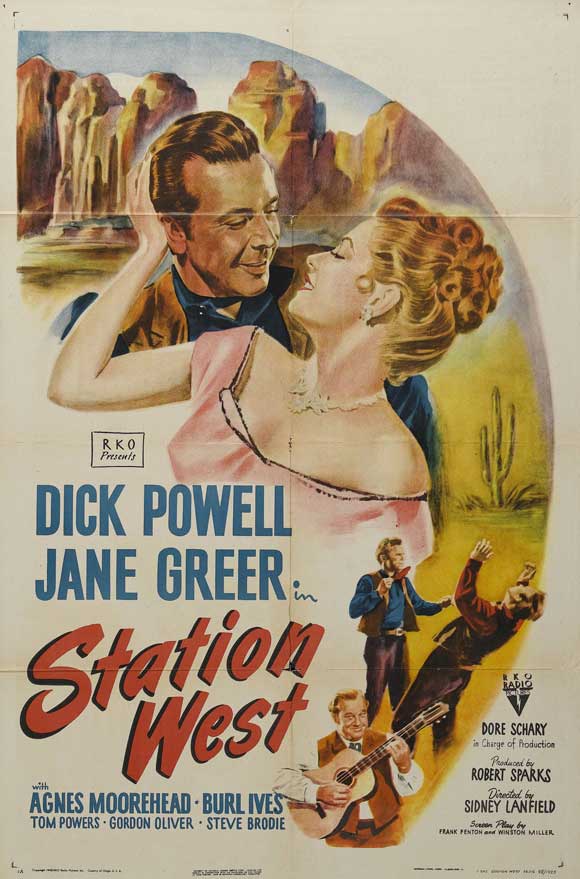 Station West Movie Poster Print showcasing classic cinema art.
