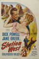 Station West Movie Poster Print showcasing classic cinema art.
