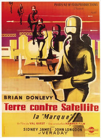Quatermass 2 Movie Poster Print featuring iconic imagery.