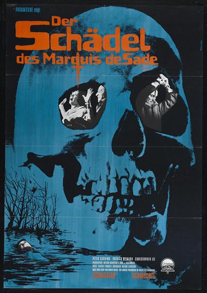Skull Movie Poster Print showcasing striking design
