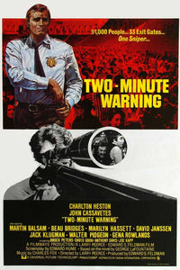 Two Minute Warning Movie Poster Print featuring bold visuals.