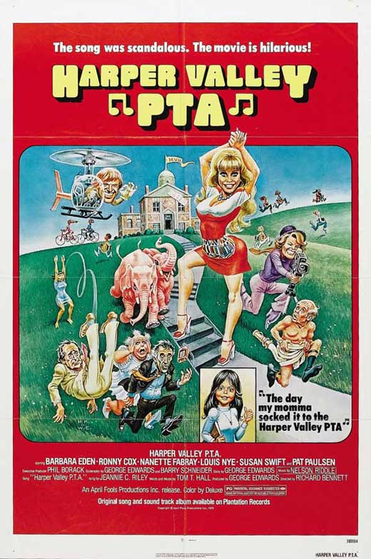 Harper Valley P.T.A. Movie Poster Print showcasing classic film art