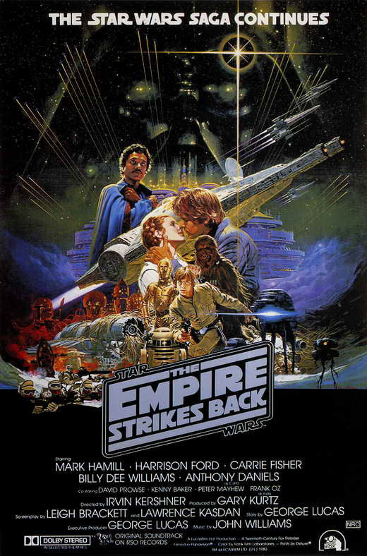 The Empire Strikes Back Movie Poster Print (11x17)
