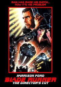 Blade Runner Movie Poster Print featuring iconic sci-fi imagery.