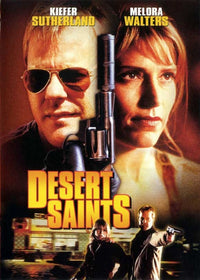 Desert Saints Movie Poster Print featuring vibrant colors and thrilling design.