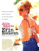 Erin Brockovich Movie Poster Print featuring vibrant colors and iconic imagery.