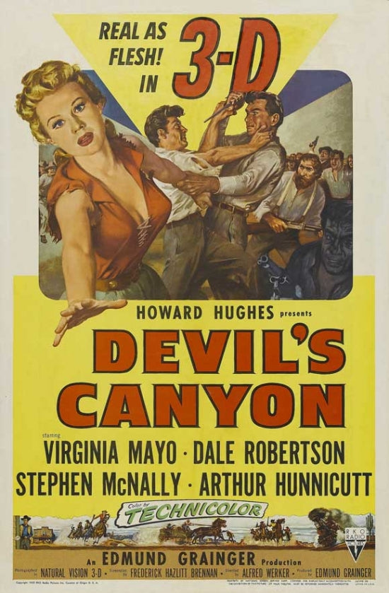 Devil's Canyon Movie Poster - vibrant and dramatic wall art