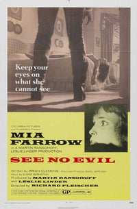 Blind Terror Movie Poster Print showcasing dramatic imagery and vivid colors.
