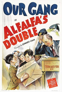 Alfalfa's Double Movie Poster Print showcasing vibrant colors and fun design.